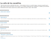 Tablet Screenshot of lacalledeloscocodrilos.blogspot.com