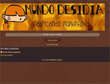 Tablet Screenshot of mundodesidia.blogspot.com