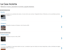 Tablet Screenshot of lacasaincierta.blogspot.com