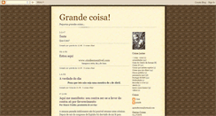 Desktop Screenshot of grandecoisa.blogspot.com