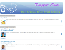 Tablet Screenshot of pengajianislami.blogspot.com