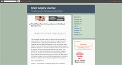 Desktop Screenshot of brainsurgeryjournal.blogspot.com