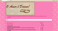 Desktop Screenshot of oamoredivino.blogspot.com