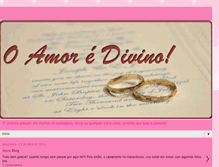 Tablet Screenshot of oamoredivino.blogspot.com