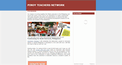 Desktop Screenshot of pinoyteachersnetwork.blogspot.com