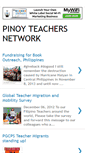 Mobile Screenshot of pinoyteachersnetwork.blogspot.com
