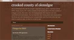 Desktop Screenshot of crookedcountyofokmulgee.blogspot.com