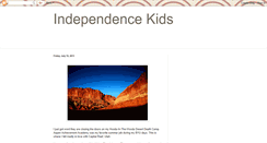 Desktop Screenshot of independencekids.blogspot.com