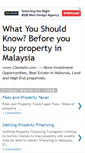 Mobile Screenshot of buypropertyinmalaysia.blogspot.com