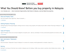 Tablet Screenshot of buypropertyinmalaysia.blogspot.com