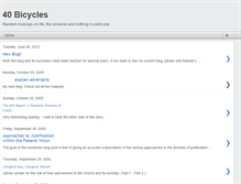 Tablet Screenshot of 40bicycles.blogspot.com