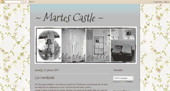 Desktop Screenshot of martescastle.blogspot.com