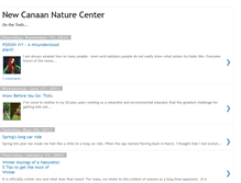 Tablet Screenshot of newcanaannaturecenter.blogspot.com