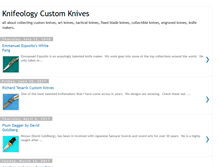 Tablet Screenshot of knifeologycustomknives.blogspot.com