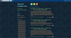 Desktop Screenshot of discountcontactsnow.blogspot.com