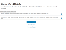 Tablet Screenshot of disney-world-hotels.blogspot.com