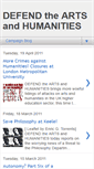 Mobile Screenshot of defendartsandhums.blogspot.com