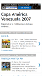 Mobile Screenshot of copa-america-venezuela-2007.blogspot.com