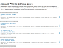 Tablet Screenshot of montana-winning-criminal-cases.blogspot.com