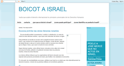 Desktop Screenshot of boicotaisrael.blogspot.com