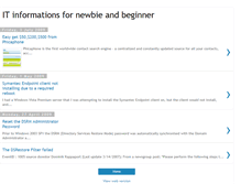 Tablet Screenshot of itnewcomer.blogspot.com