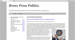 Desktop Screenshot of bronxpresspolitics.blogspot.com