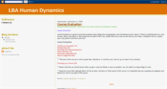 Desktop Screenshot of lbahumandynamics.blogspot.com