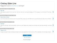 Tablet Screenshot of chelseyedenlive.blogspot.com