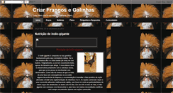 Desktop Screenshot of criargalinha.blogspot.com