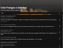 Tablet Screenshot of criargalinha.blogspot.com