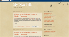 Desktop Screenshot of mydivabella.blogspot.com