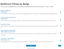 Tablet Screenshot of darksirensfitnessbydesign.blogspot.com