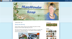 Desktop Screenshot of marywonderscrap.blogspot.com