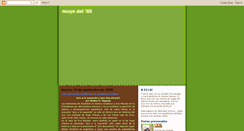 Desktop Screenshot of mayodel85.blogspot.com