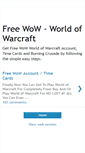 Mobile Screenshot of free-wow.blogspot.com
