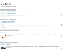 Tablet Screenshot of ourlifesavior.blogspot.com