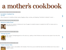 Tablet Screenshot of amotherscookbook.blogspot.com