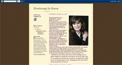 Desktop Screenshot of heartsongsbykaren.blogspot.com