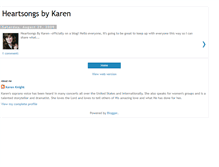 Tablet Screenshot of heartsongsbykaren.blogspot.com