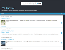 Tablet Screenshot of nyc-survival.blogspot.com