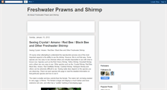 Desktop Screenshot of freshwaterprawns.blogspot.com