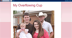 Desktop Screenshot of my-overflowingcup.blogspot.com