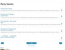 Tablet Screenshot of gamesforparty.blogspot.com