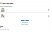 Tablet Screenshot of kidsphotography.blogspot.com