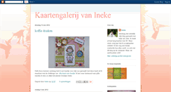 Desktop Screenshot of kaartenvanineke.blogspot.com