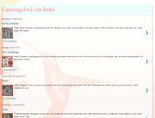 Tablet Screenshot of kaartenvanineke.blogspot.com