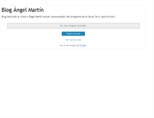 Tablet Screenshot of angel-martin.blogspot.com