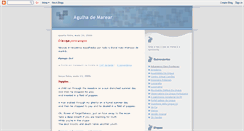 Desktop Screenshot of agulhademarear.blogspot.com