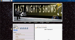 Desktop Screenshot of lastnightsshows.blogspot.com