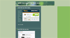 Desktop Screenshot of indiasendsms.blogspot.com
